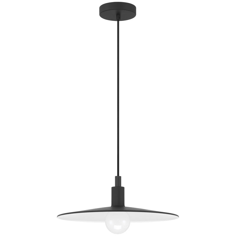 Access Lighting Seoul 1 Light Outdoor Pendant, Black/Black