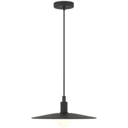 Access Lighting Seoul 1 Light Outdoor Pendant, Black/Black
