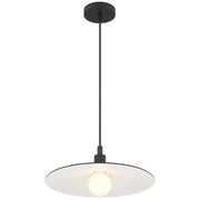 Access Lighting Seoul 1 Light Outdoor Pendant, Black/Black