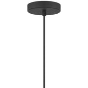 Access Lighting Seoul 1 Light Outdoor Pendant, Black/Black
