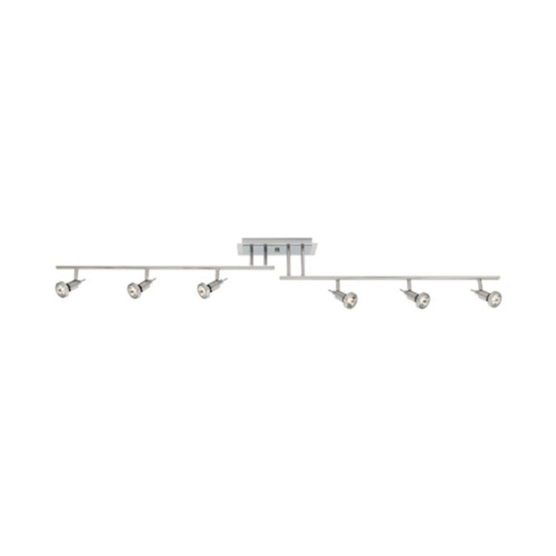 Access Lighting Viper 6 LED Bulb Semi-Flush, Brushed Steel