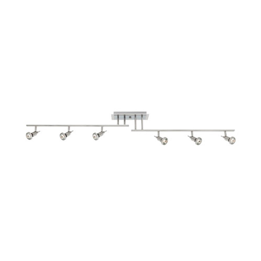 Access Lighting Viper 6 LED Bulb Semi-Flush, Brushed Steel