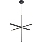 Access Lighting Vega LED Pendant, Black/Acrylic Lens