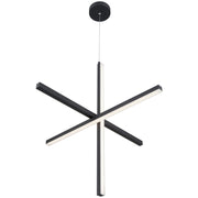 Access Lighting Vega LED Pendant, Black/Acrylic Lens