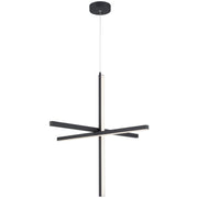 Access Lighting Vega LED Pendant, Black/Acrylic Lens