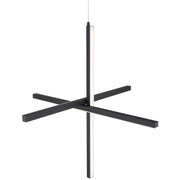 Access Lighting Vega LED Pendant, Black/Acrylic Lens