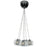 Access Lighting Aeria 7 Light Pendant, Chrome