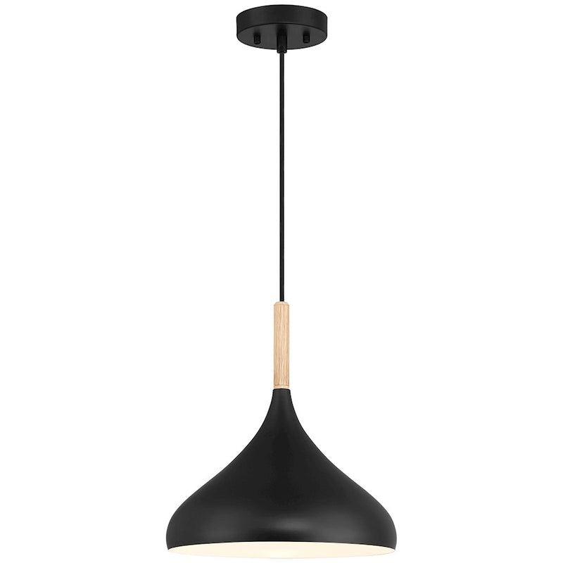 Access Lighting Olivia 1 Light Pendant, Black