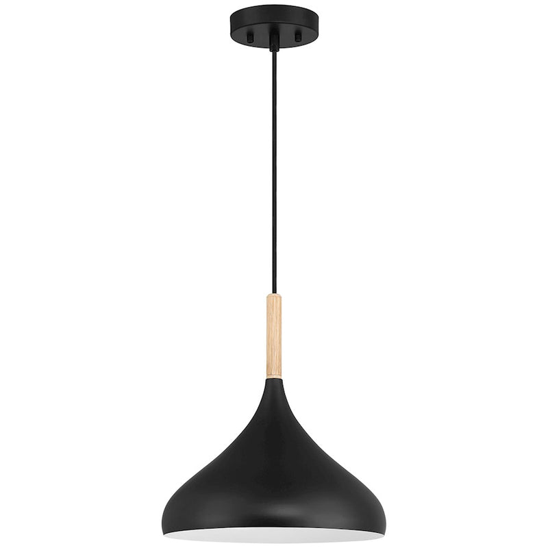 Access Lighting Olivia 1 Light Pendant, Black