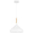 Access Lighting Olivia 1 Light Pendant, White