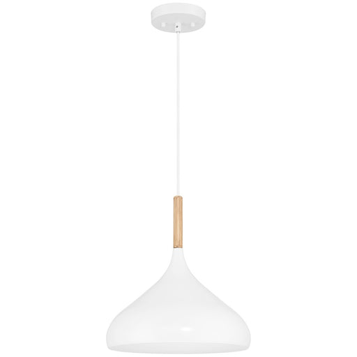 Access Lighting Olivia 1 Light Pendant, White