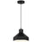 Access Lighting Poly 1 Light Pendant, Matte Black/Matte Black - 52088-MBL