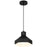 Access Lighting Poly 1 Light Pendant, Matte Black