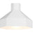 Access Lighting Poly 1 Light Pendant, Matte White