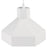 Access Lighting Poly 1 Light Pendant, Matte White