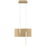 Access Joinery LED Pendant, Brushed Gold/Acrylic Lens