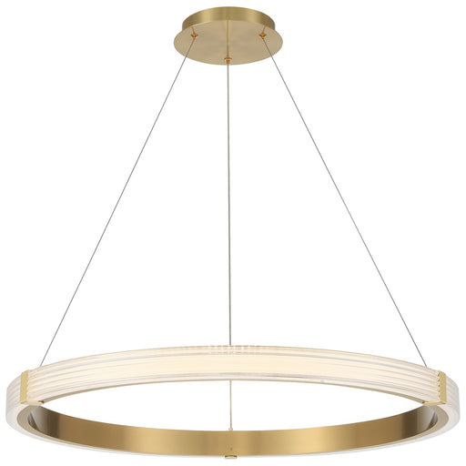 Access Panache 3CCT LED Pendant, Brass/Acrylic Lens
