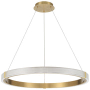 Access Panache 3CCT LED Pendant, Brass/Acrylic Lens