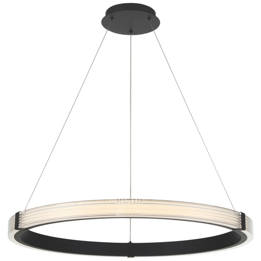 Access Panache 3CCT LED Pendant, Matte Black/Acrylic Lens