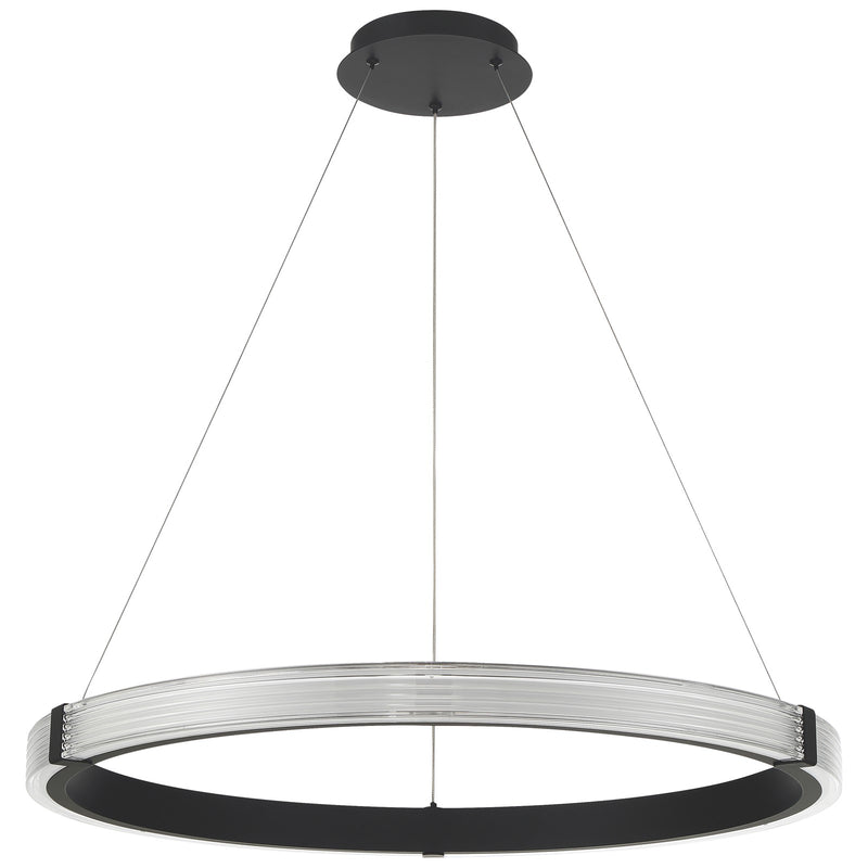 Access Panache 3CCT LED Pendant, Matte Black/Acrylic Lens