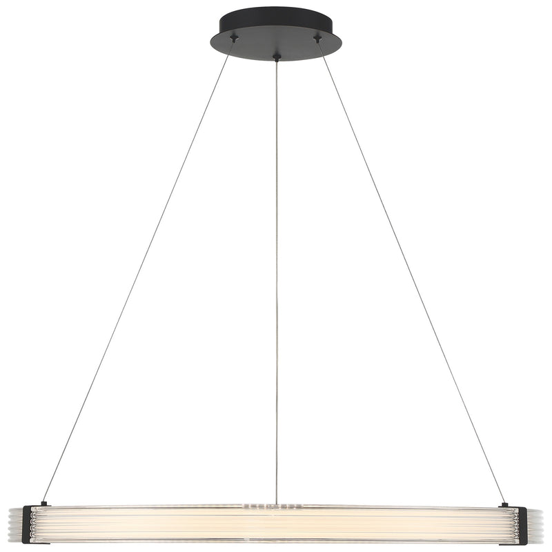 Access Panache 3CCT LED Pendant, Matte Black/Acrylic Lens