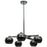 Access Lighting Glam 5 Light Chandelier, Chrome