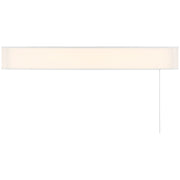 Access Lighting Bell T8 Pull Chain Wall Mount, White/Acrylic Lens