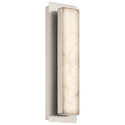 Access Ada 5CCT LED Wall Sconce, Brushed Steel/Alabaster