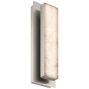 Access Ada 5CCT LED Wall Sconce, Brushed Steel/Alabaster