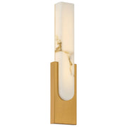 Access Victoria 5CCT LED Wall Sconce, Brass/Alabaster
