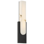 Access Victoria 5CCT LED Wall Sconce, Black/Alabaster