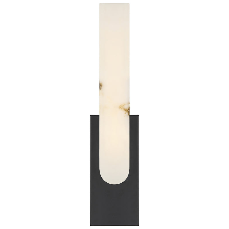Access Victoria 5CCT LED Wall Sconce, Black/Alabaster