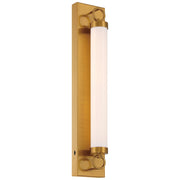 Access Eliza 5CCT LED Wall Sconce, Antique Brass/Opal