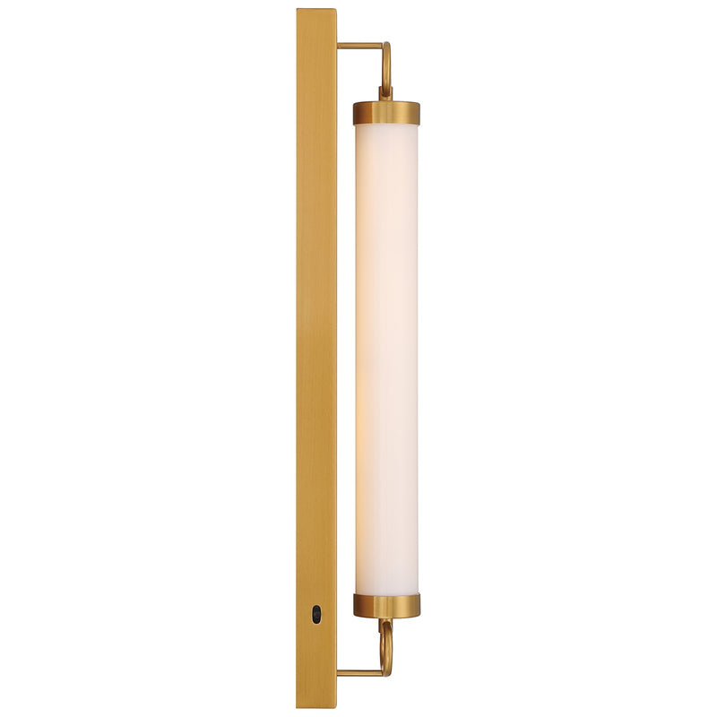 Access Eliza 5CCT LED Wall Sconce, Antique Brass/Opal