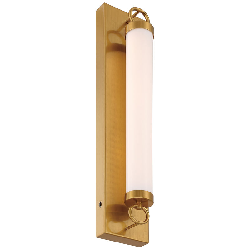 Access Eliza 5CCT LED Wall Sconce, Antique Brass/Opal