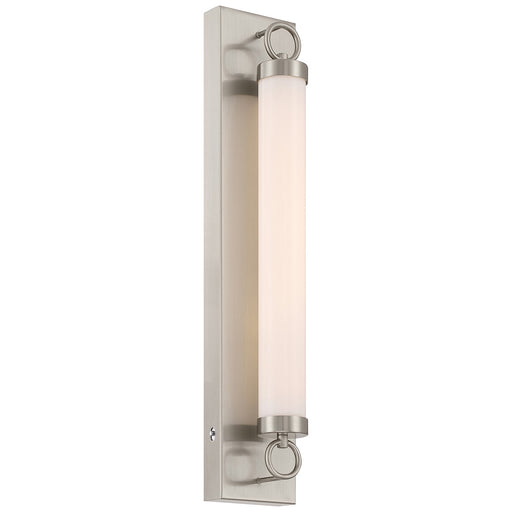 Access Eliza 5CCT LED Wall Sconce, Brushed Steel/Opal