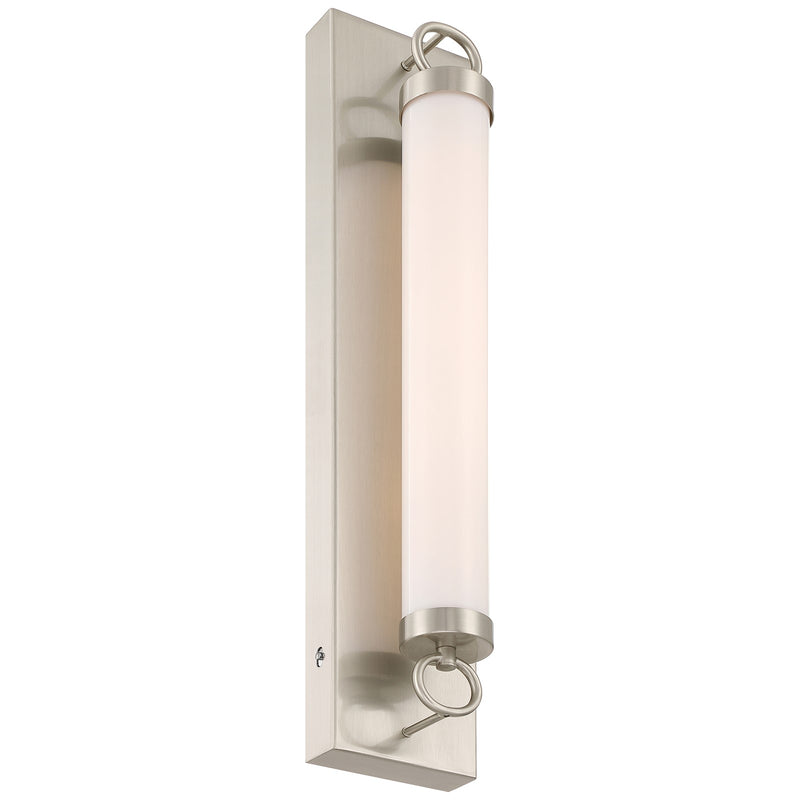 Access Eliza 5CCT LED Wall Sconce, Brushed Steel/Opal