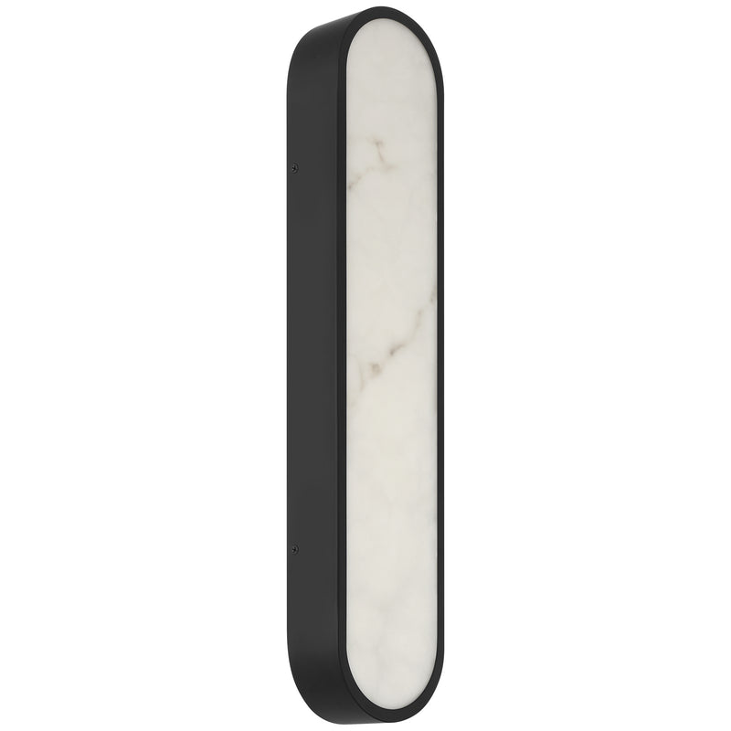 Access Lighting Sydney 3CCT LED Wall Sconce, Black/Alabaster