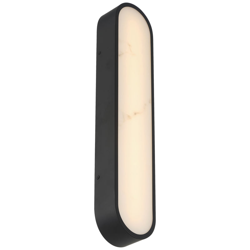 Access Lighting Sydney 3CCT LED Wall Sconce, Black/Alabaster