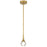 Access Lighting Georgia LED Pendant, Brass/Crystal Clear - 62115LEDDCS-ABB-CRY