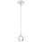 Access Lighting Georgia LED Pendant, Chrome/Crystal Clear