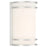 Access Lighting Lola 1 Light Wall Sconce, Brushed Steel/Frosted