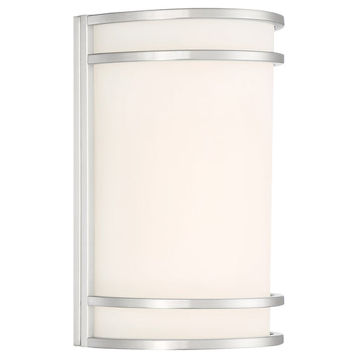 Access Lighting Lola 1 Light Wall Sconce, Brushed Steel/Frosted