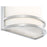 Access Lighting Lola 1 Light Wall Sconce, Brushed Steel/Frosted