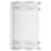 Access Lighting Lola 1 Light Wall Sconce, Brushed Steel/Frosted