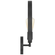 Access Lighting Hoop 1 Light Wall Sconce, Matte Black