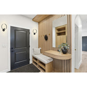 Access Lighting Hoop 1 Light Wall Sconce, Matte Black