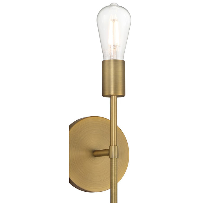 Access Lighting Iconic II 1 Light LED Wall Sconce, Brass