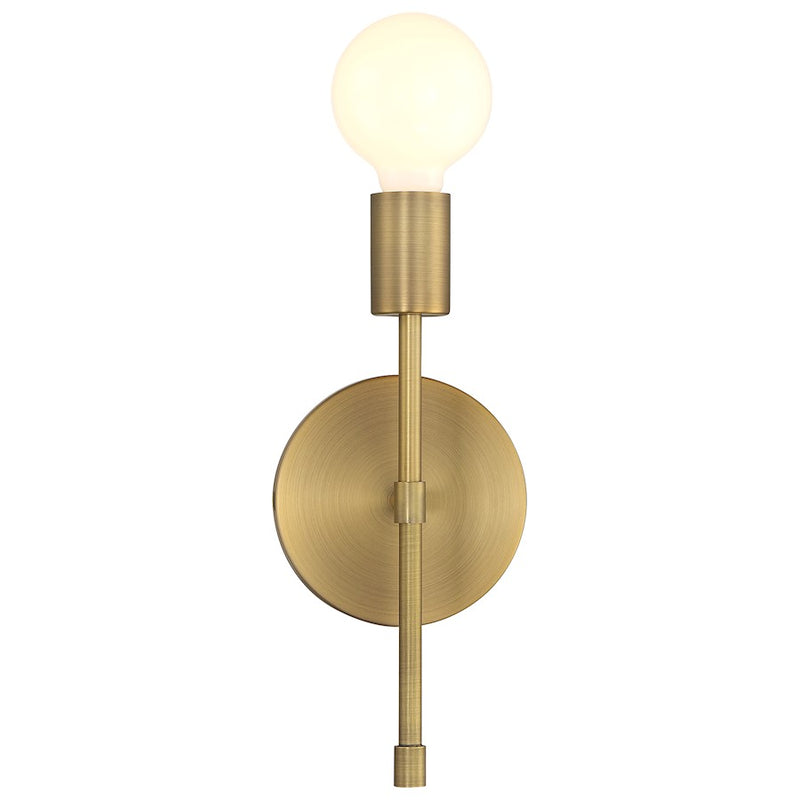 Access Lighting Iconic II G 1 Light LED Wall Sconce, Brass