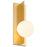 Access Lighting Euro 1 Light LED Wall Sconce, Gold/Opal